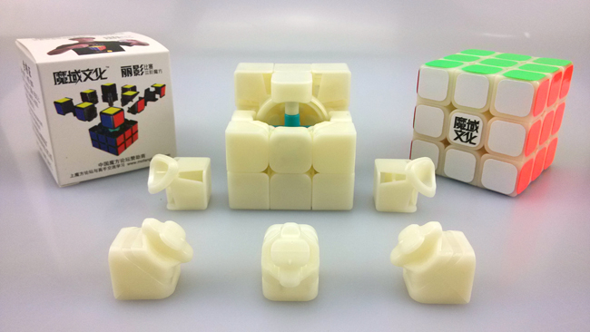 YJ MoYu LiYing 3x3x3 Magic Cube Cloudy White